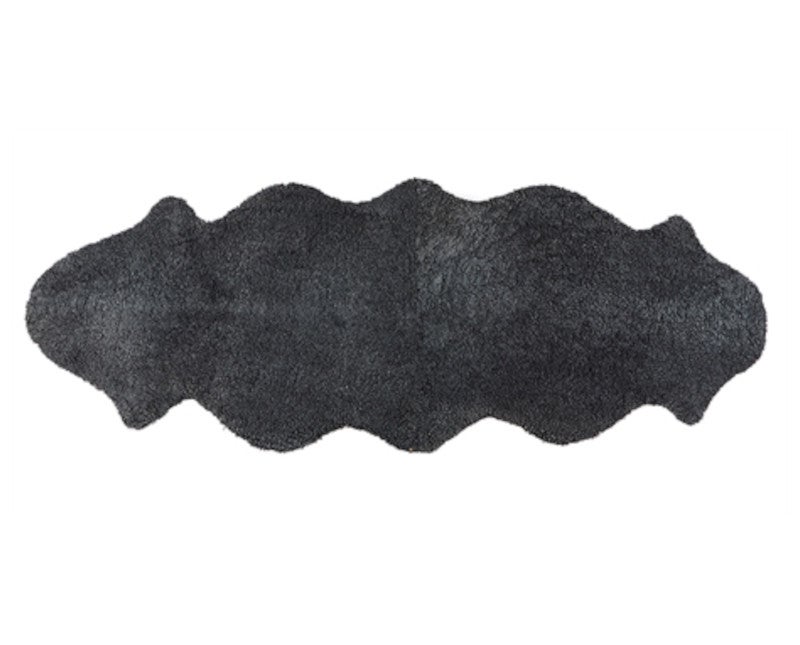 Ella Fårskinn 200x60 Svartgrafit