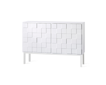 Collect 2010 Skåp Lågt Vit / Vit