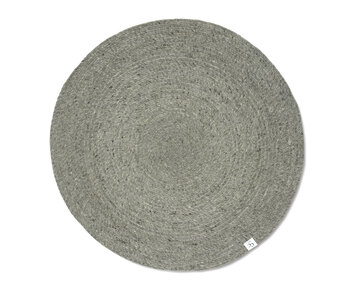 Merino rund matta Grön. 
