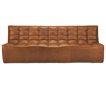 N701 Soffa 3-sits Läder Old Saddle