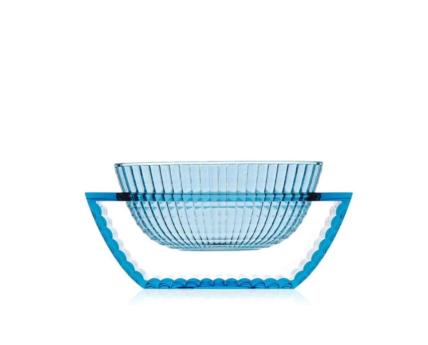 Blå U SHINE vas från Kartell