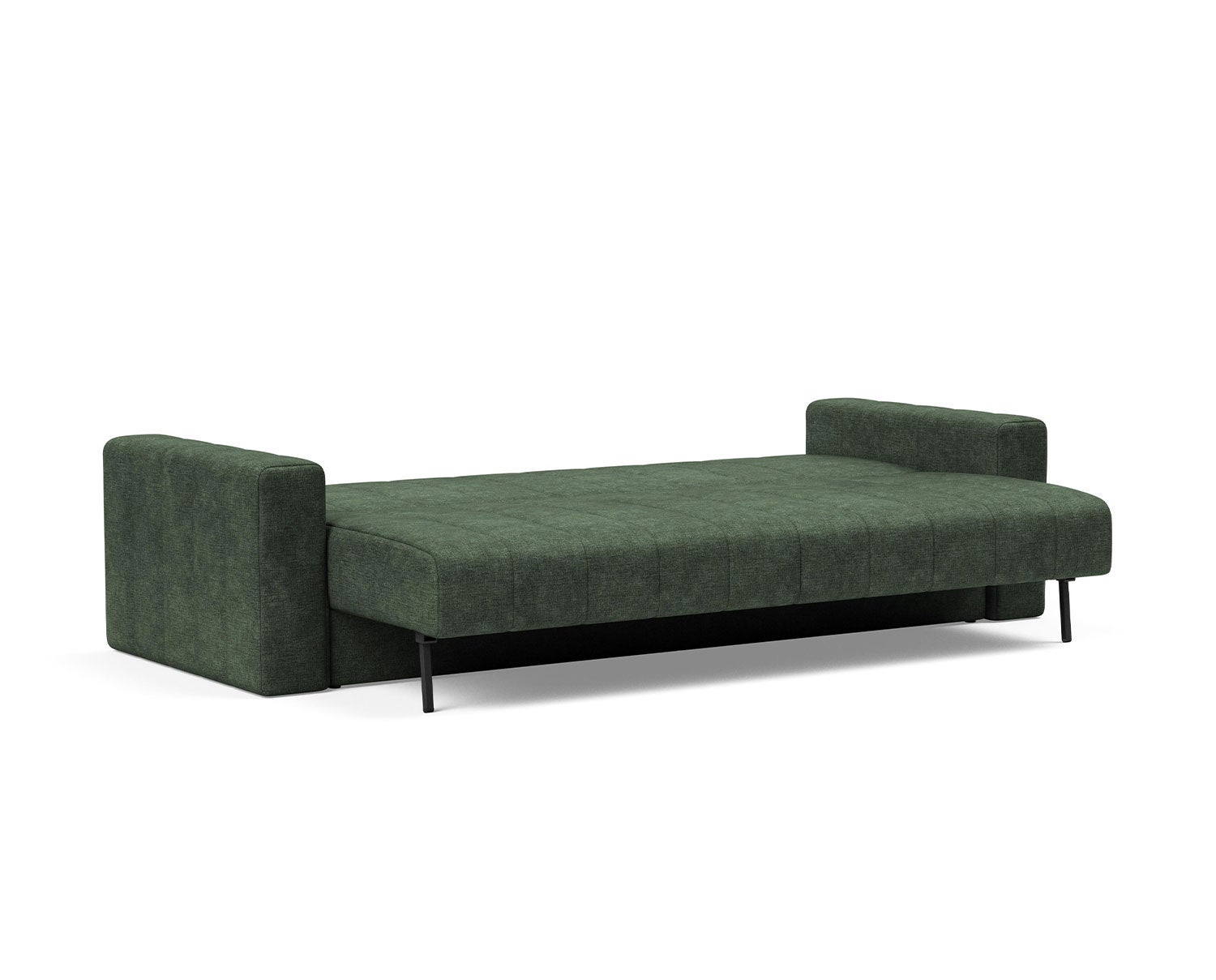 Akello Bäddsoffa med armstöd i tyget 281 Avella Pine Green