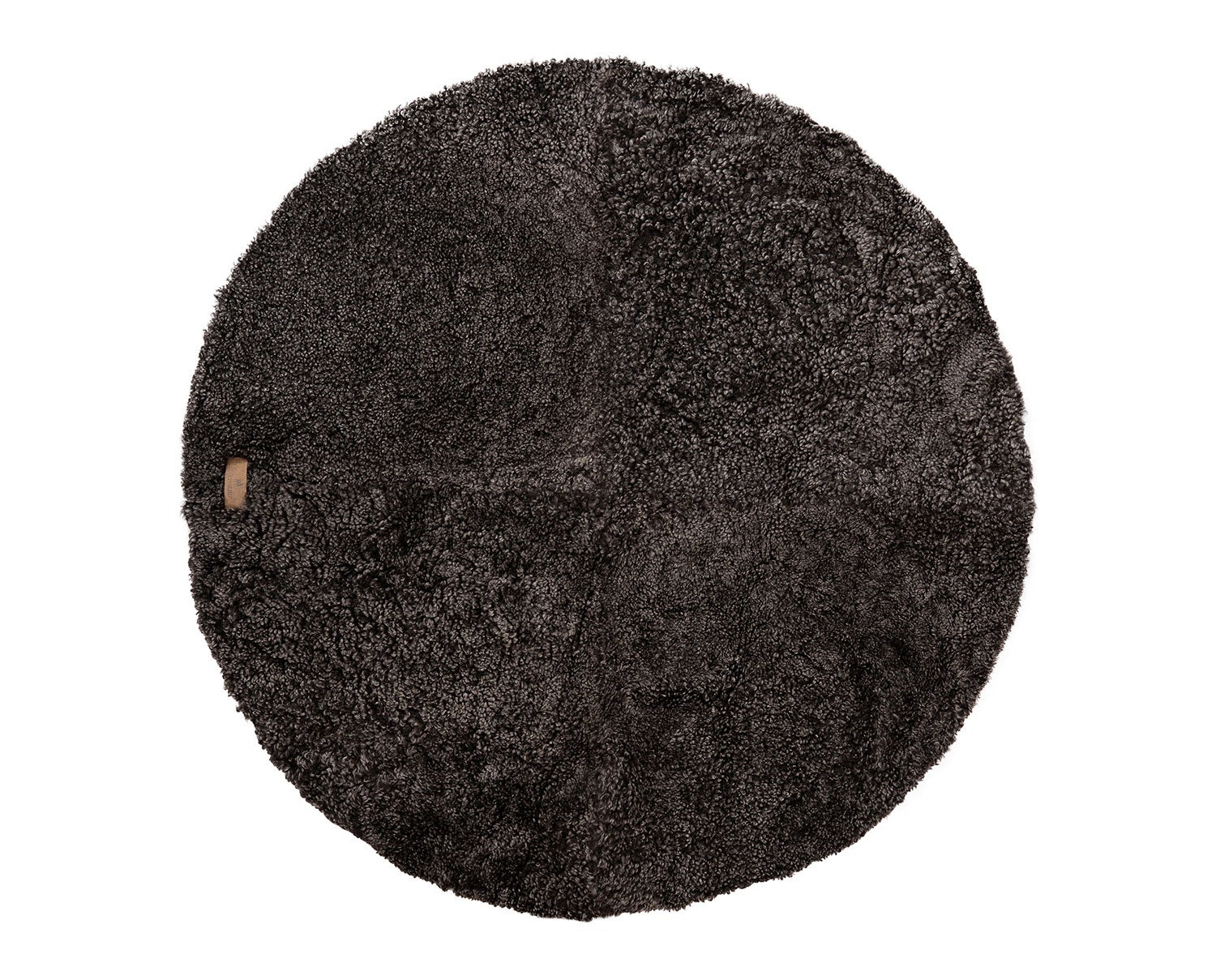 Ebba rund matta 120 cm i färg cappuccino från Shepherd