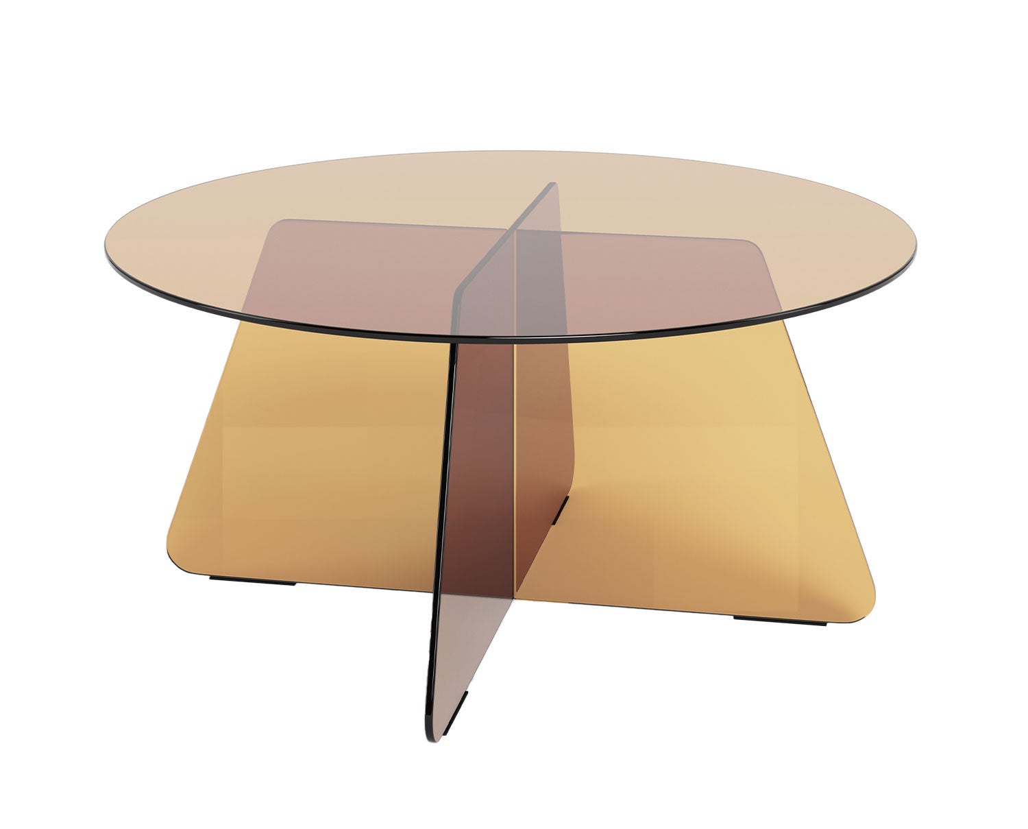 Actona-Samos-Coffee-Table-Brown-Tempered-Glass