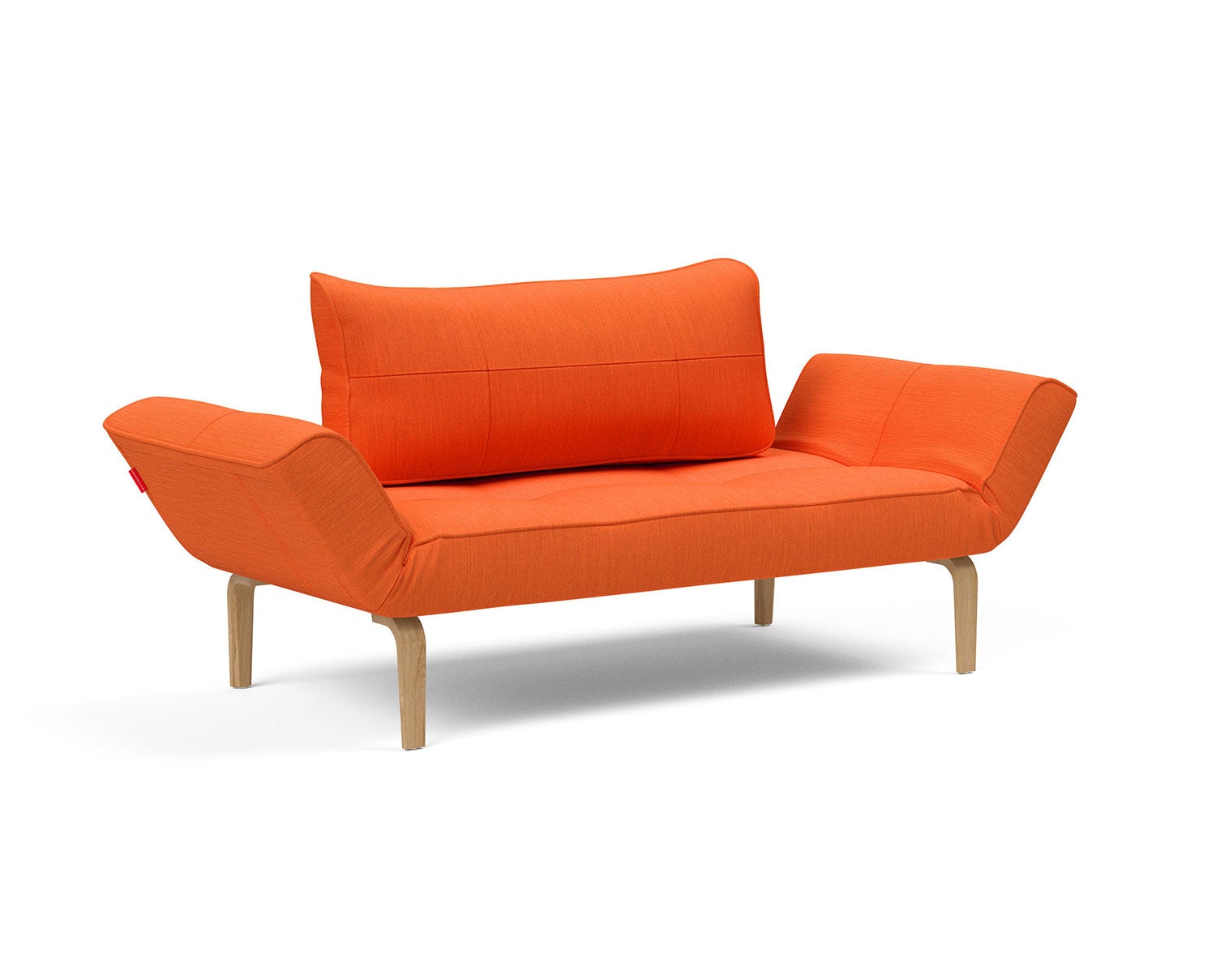 Zeal Bäddsoffa med bowben i tyget 510 Elegance Orange