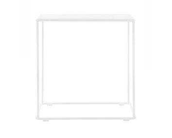 Barr Kvadrat Sidobord Vit