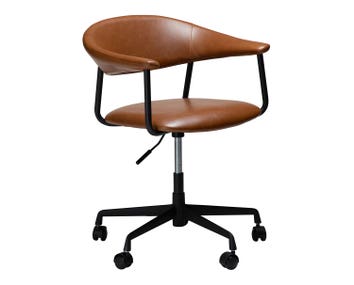 Rover Skrivbordsstol PU Vintage Ljusbrun Dan-Form