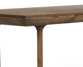 Runa Dining Table Smoked Oak Detalj