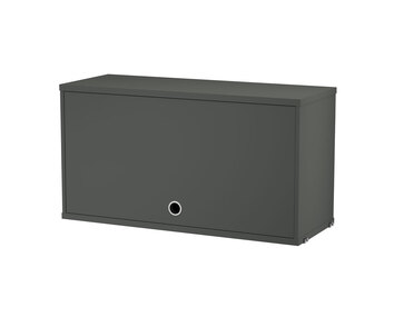 String Överskåp 78x30 Mörkgrå