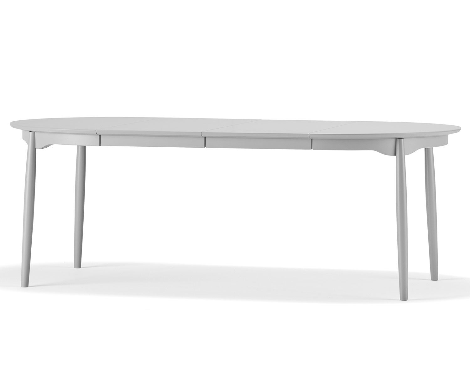 Carl matbord i ljusgrå 51 björk, 115+2 ilägg | StolAB