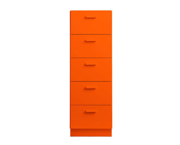 Relief Byrå Hög Orange | Sockel
