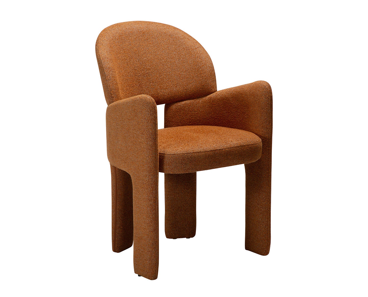 Dan-Form-Aloe-Arm-Chair-Pumpkin-Spice-Boucle