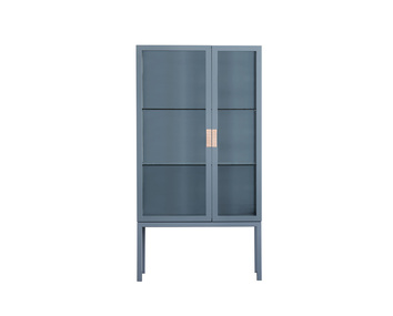 Frame Vitrinskåp, Nordic Blue