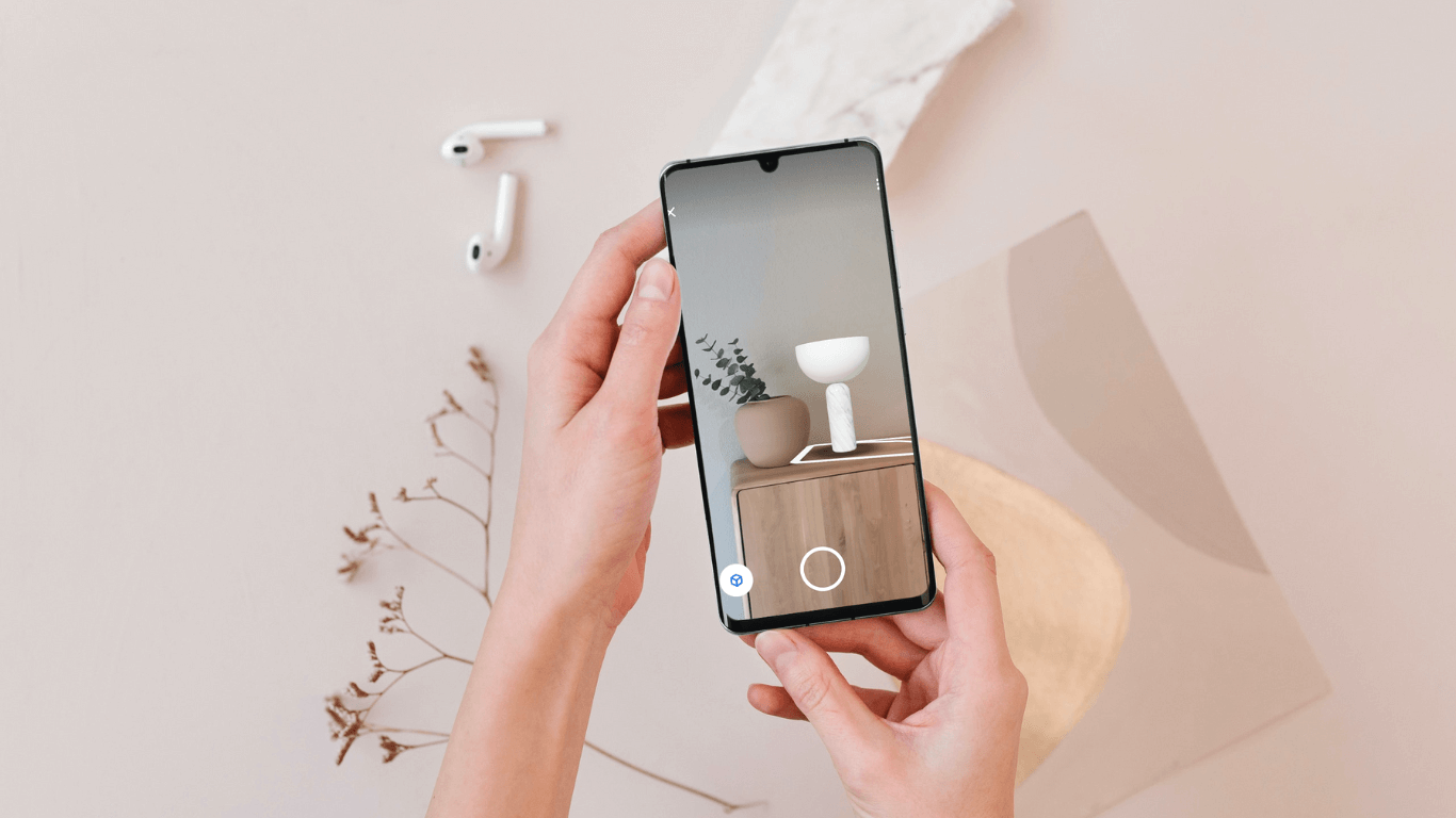 Provmöblera med mobilen