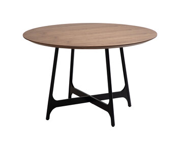 Ooid Matbord Runt Valnöt