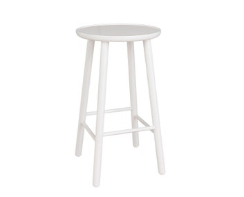 ZigZag Barpall 63 cm Vit