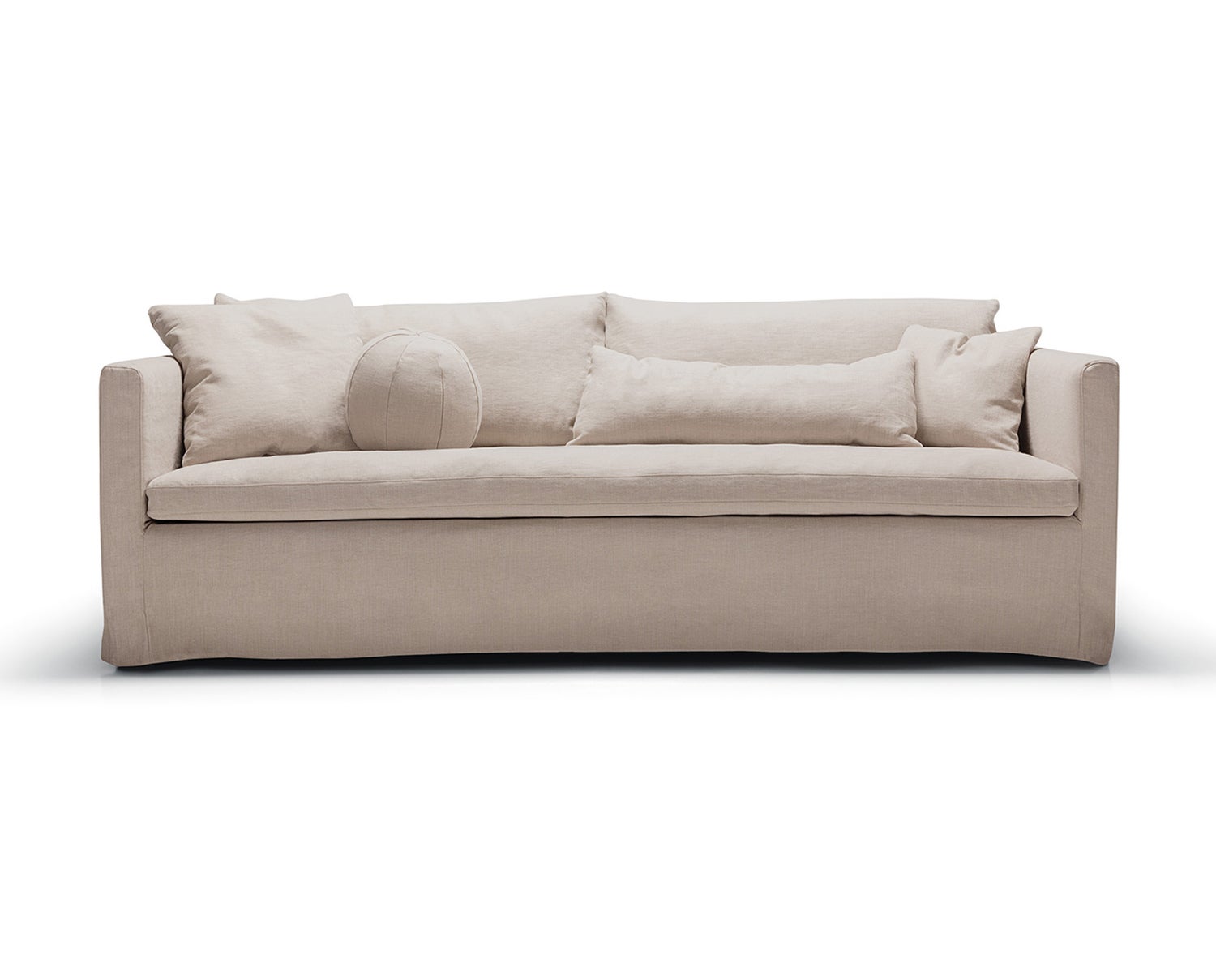 Sits Lill 3-Sits soffa Loose Cover Caleido 3790 Light beige