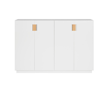 Frame-Skap-160-High-Covered-White