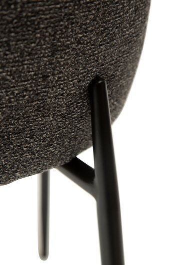 Dan-Form-Glam-Stol-Gra-Bouclé-Detalj