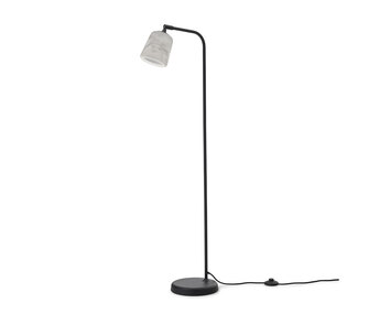 Material Golvlampa Grå Marmor
