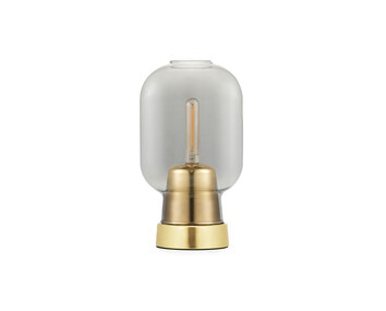 Amp-Bordslampa-Smoke-Brass