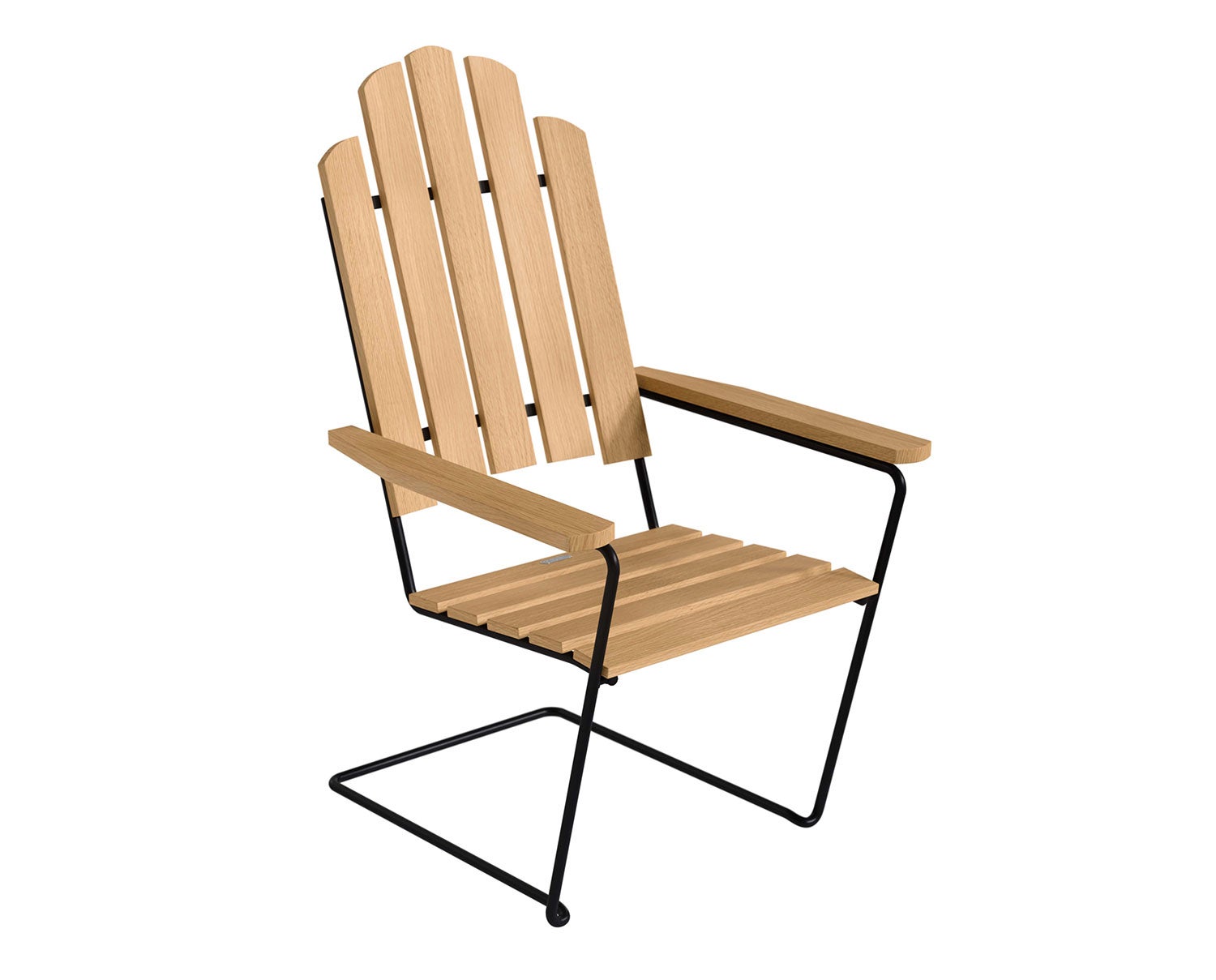 Grythyttan-A3-Sun-Lounger-Oiled-Oak-Black