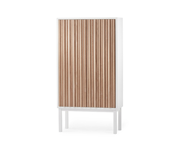 Collect 2013 Skåp Högt Vitoljad Ek / Vit