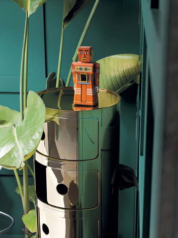 Componibili 3 lådor Guld metallic