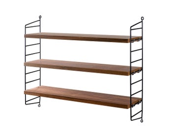 String Pocket Valnöt / Svart