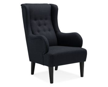 Oskar Fåtölj designad av Carl Malmsten, tillverkad av O.H Sjögren