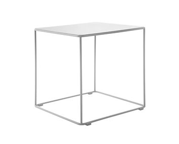 Barr Kvadrat Sidobord Grå