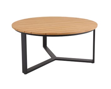 Laurion Matbord Ø150 Teak / Aluminium Brafab