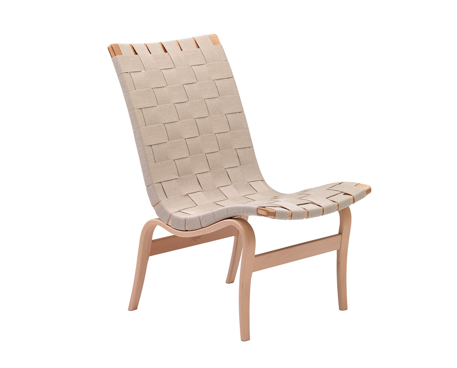 Eva fåtölj från Bruno Mathsson i linnegjord