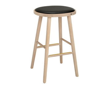 Colibri-Barpall-63-Vitoljad-Ek-Bonded-Lader-Svart