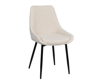 Sierra-Stol-Ljusbeige-Bouclé