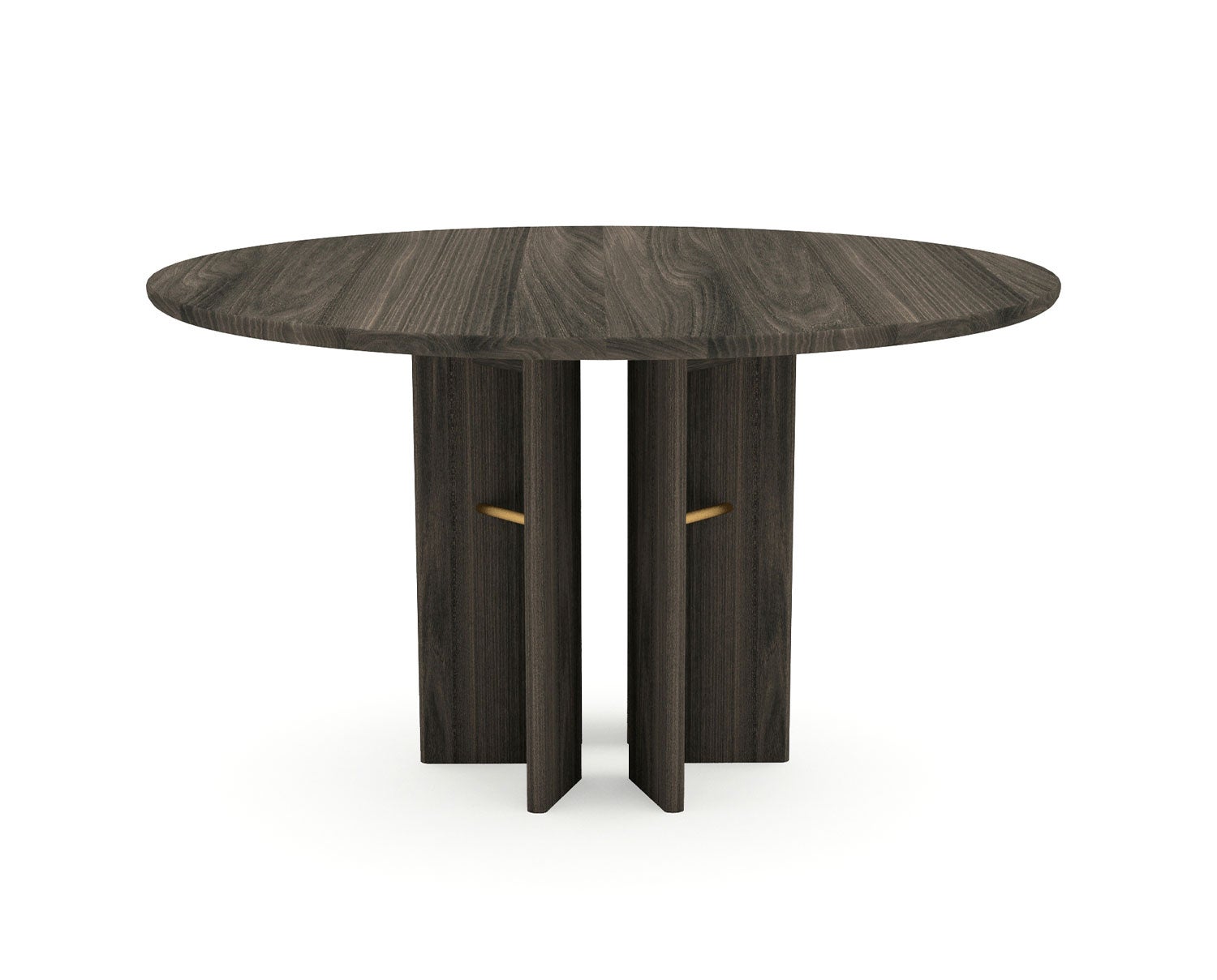 Velvet Fan | Mörkgråoljad ask (C11) | Mässingdetalj