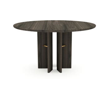 Velvet Fan | Mörkgråoljad ask (C11) | Mässingdetalj