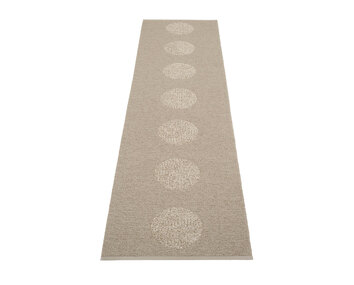 Vera 2.0 GÅngmatta Dark Linen / Linen Metallic