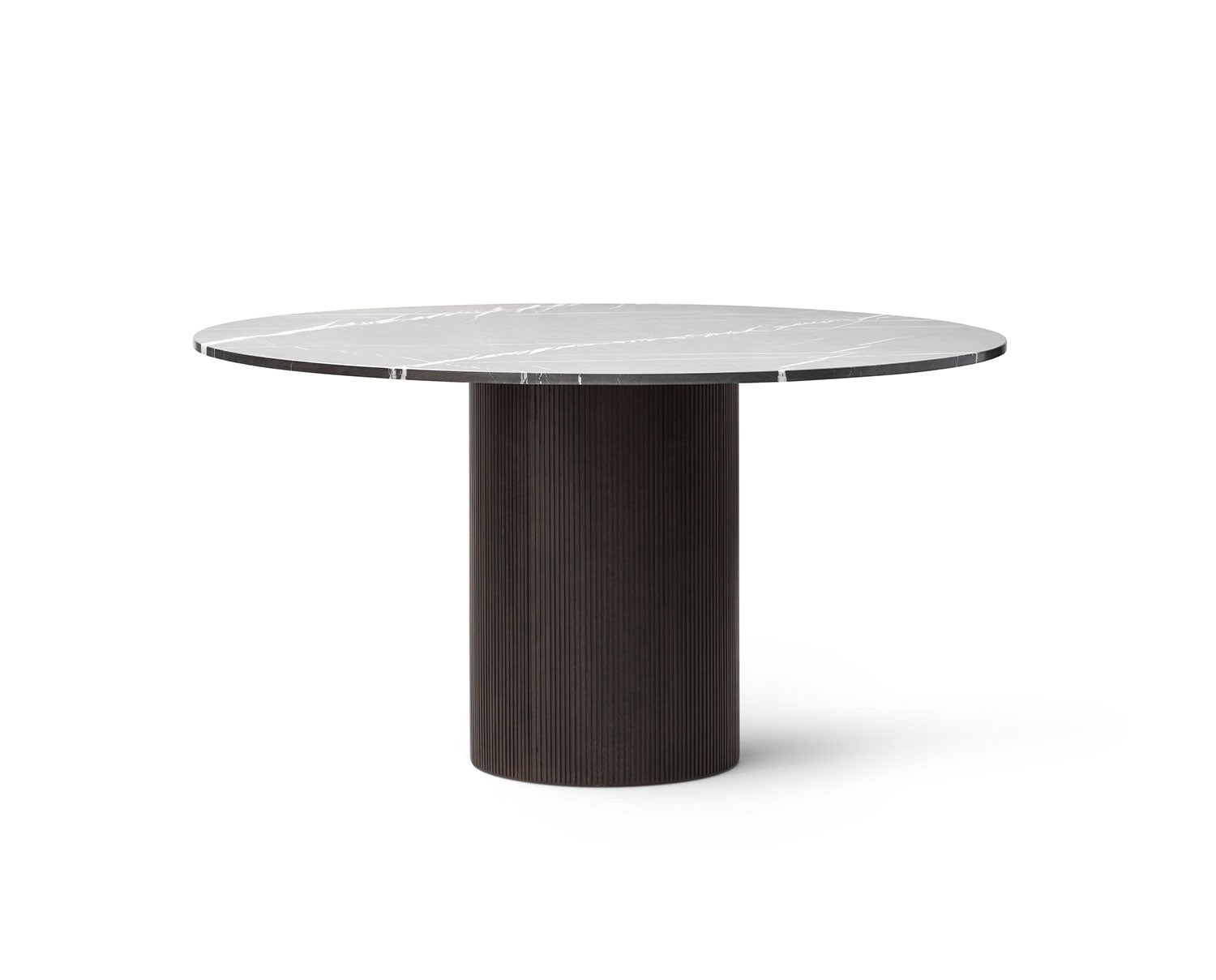 Vipp 494 Matbord i mörk ek med bordsskiva i Pietra Grey marmor