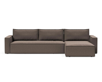 Newilla Bäddsoffa Divan i tyget 530 Bouclé Taupe