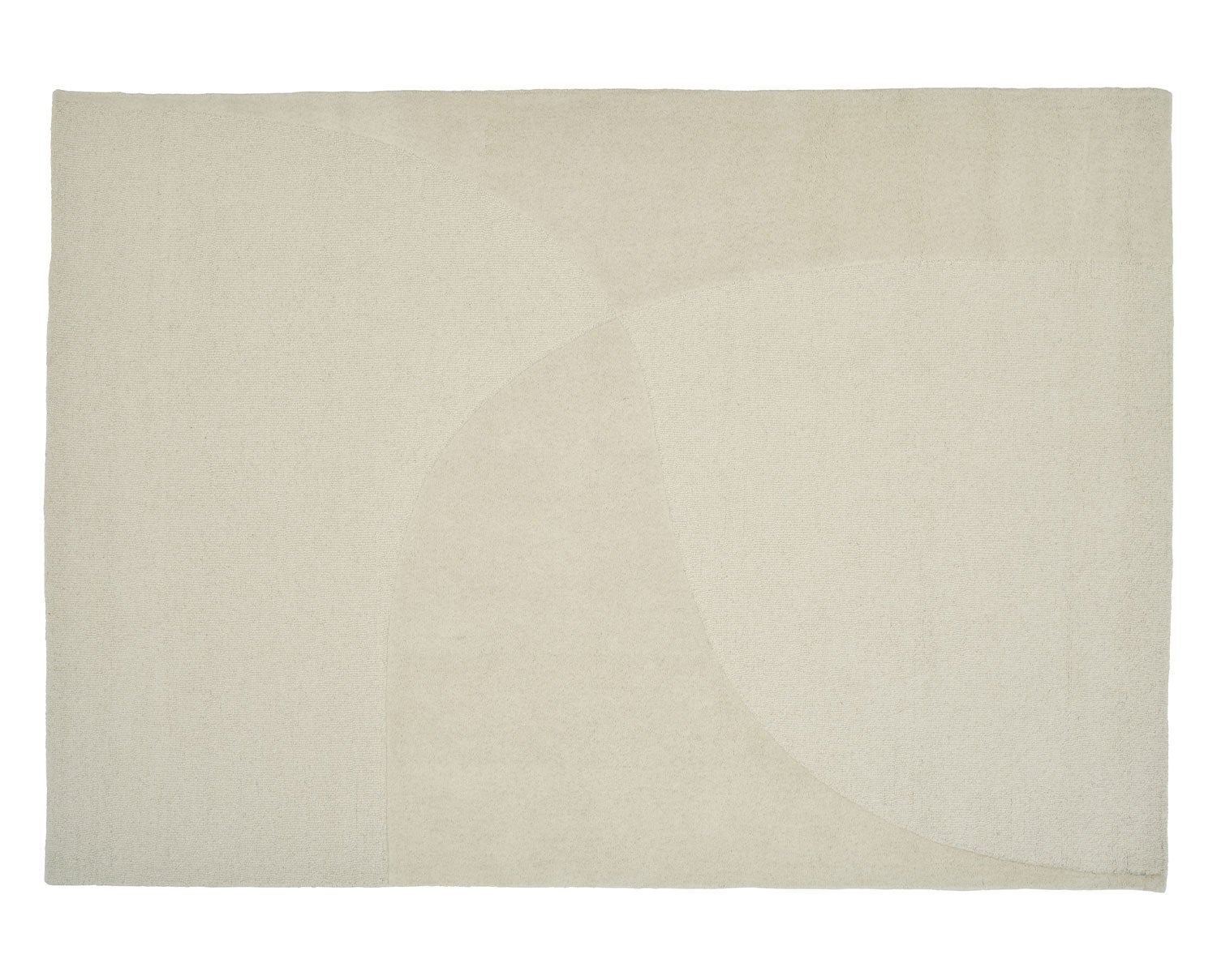 Split Plains Matta i färgen White