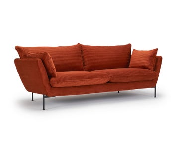 Hasle Lux K261 Soffa i tyget 595 Burnt Orange