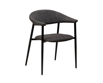 Rover Karmstol | Tyg Raven Black