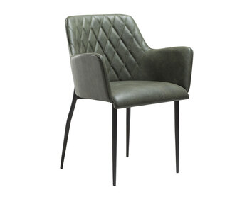 Rombo Karmstol Grönt Konstläder