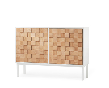 Collect 2016 Skåp Lågt | Vitpigmenterad Ek