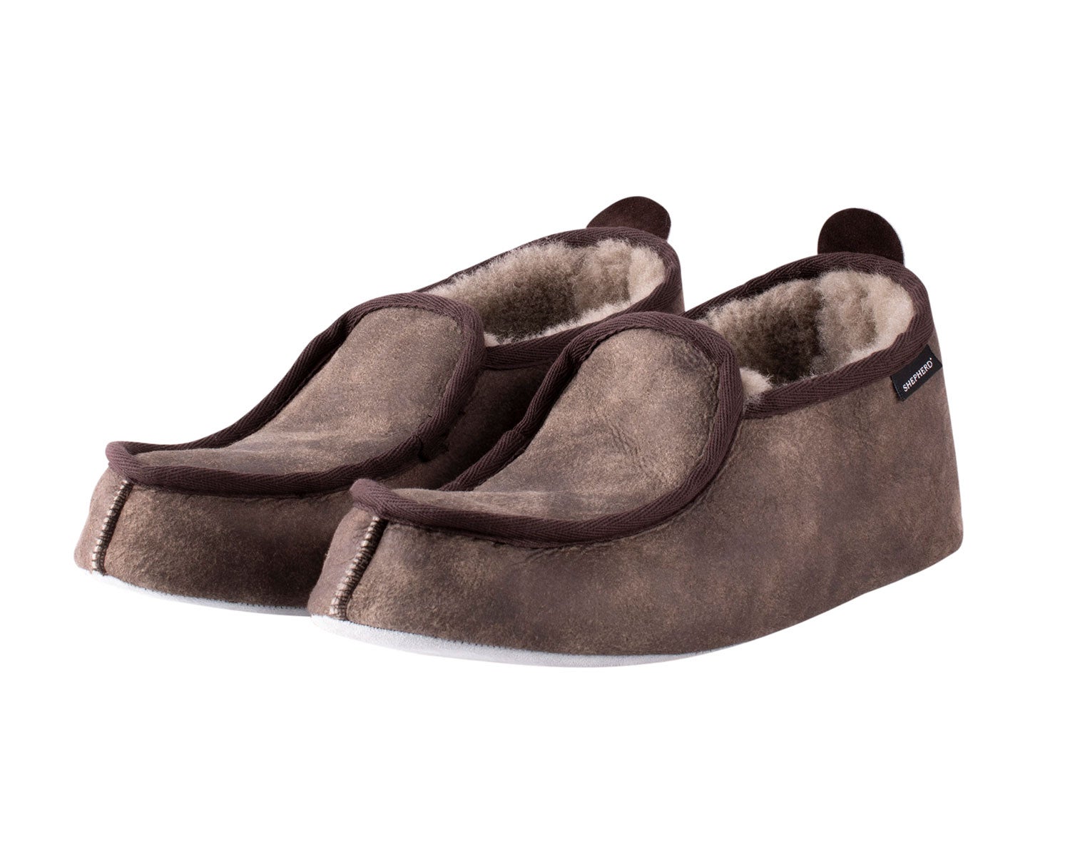 Malte Fårskinnstofflor Antique Stone