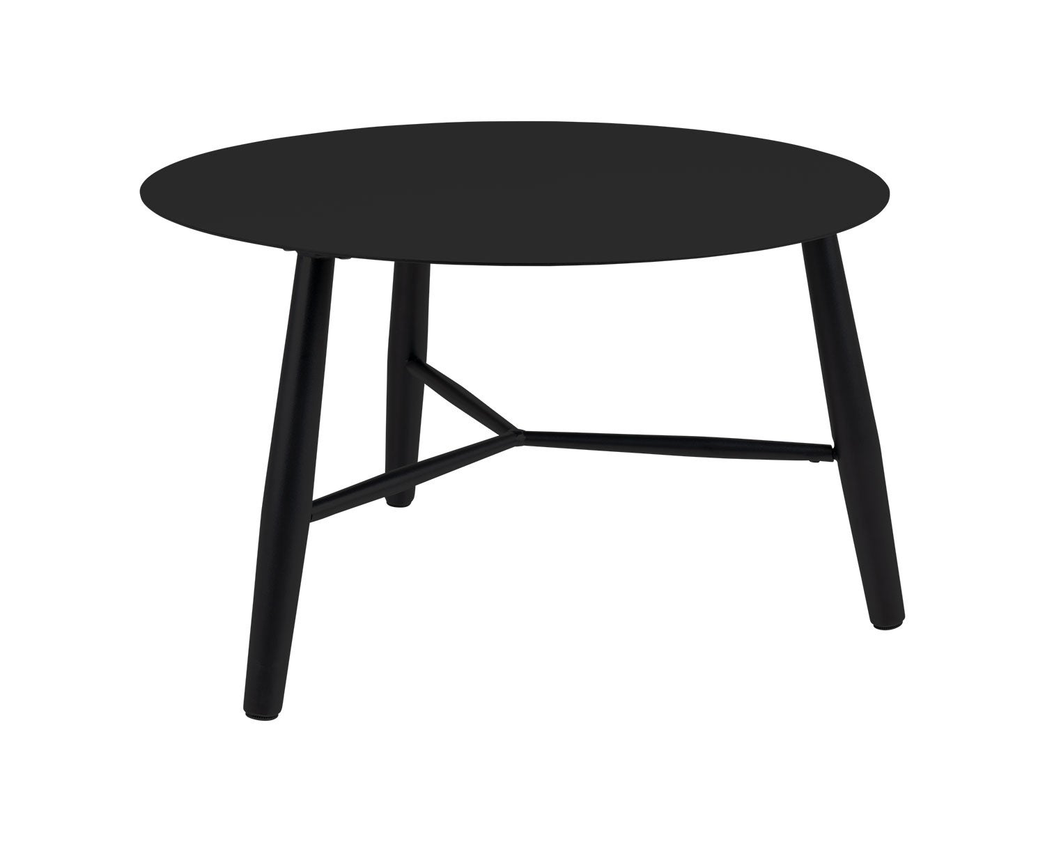 Vannes Soffbord Ø75 Svart Brafab