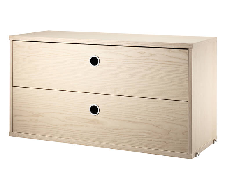 String Lådor 78x30 Ask