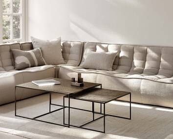 N701 Soffa 3-sits | Tyg Beige