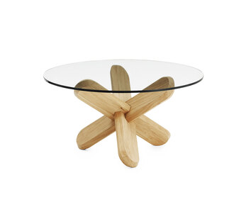 Ding Soffbord Transparent Glas / Ek